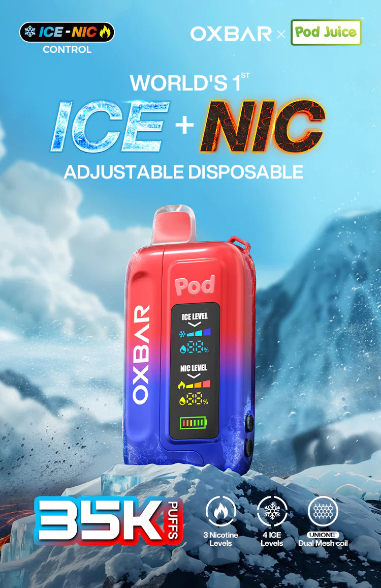 Oxbar X  ICE-NIC Control 35,000 Puffs Disposable