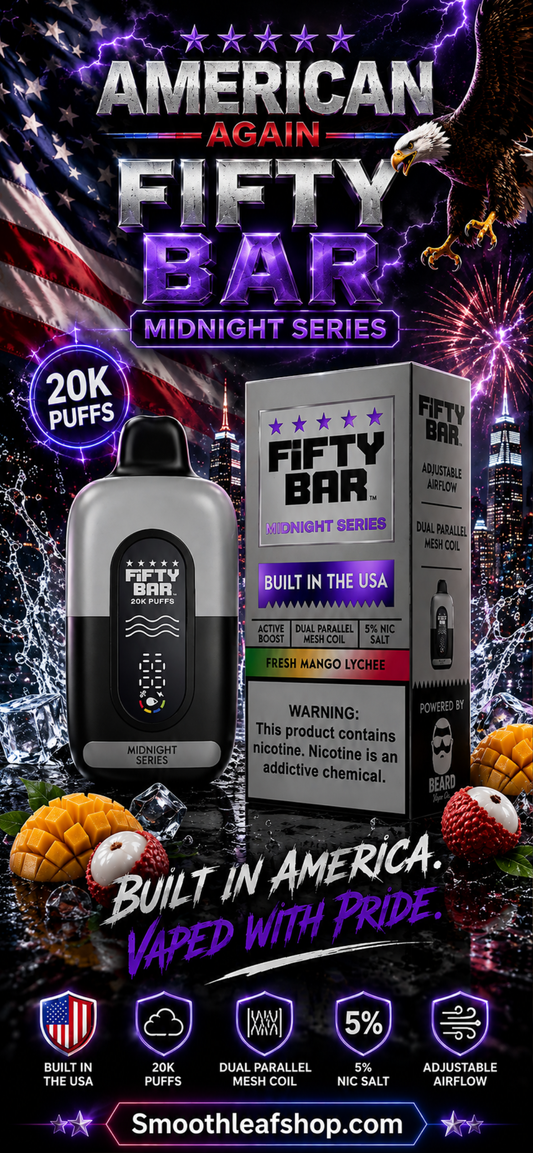 Fifty Bar V2 Midnight Series 20K Puffs