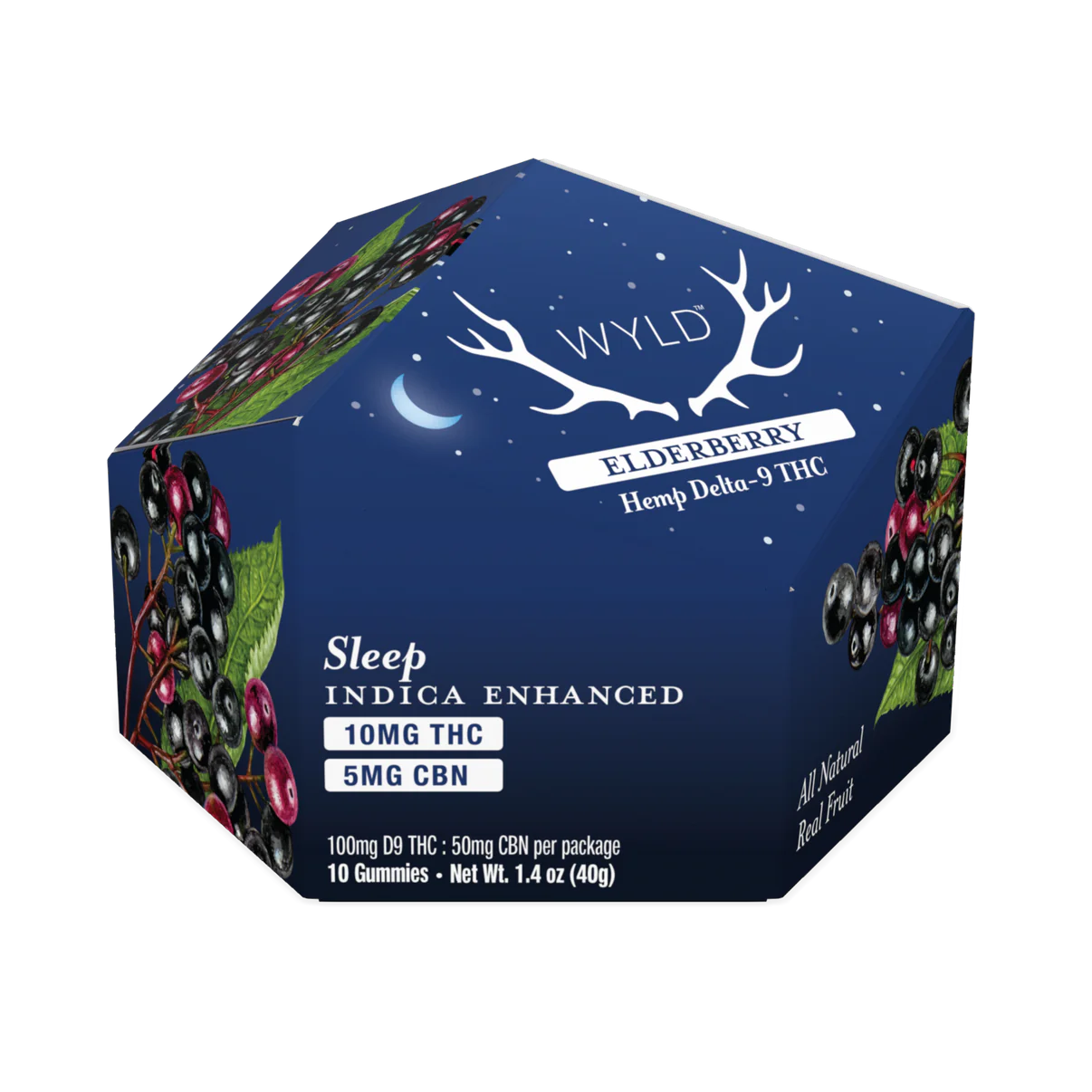 WYLD Elderberry THC:CBN Gummies | Sleep