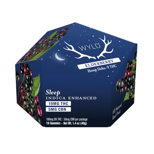 WYLD Elderberry THC:CBN Gummies | Sleep