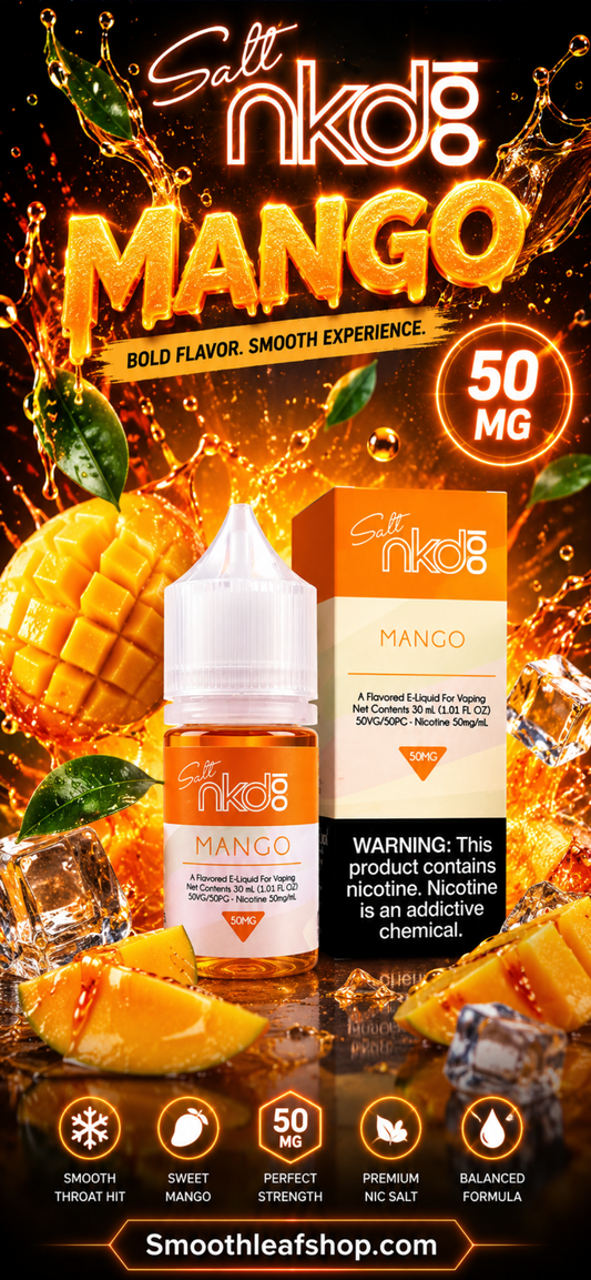 NKD 100 SALT NICOTINE BY NAKED 50MG  E-LIQUID 30ML