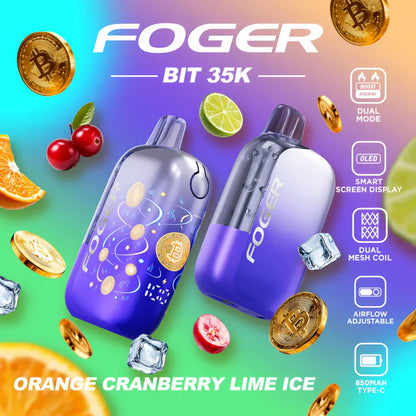 FOGER BIT 35K DISPOSABLE VAPE 35000 PUFFS