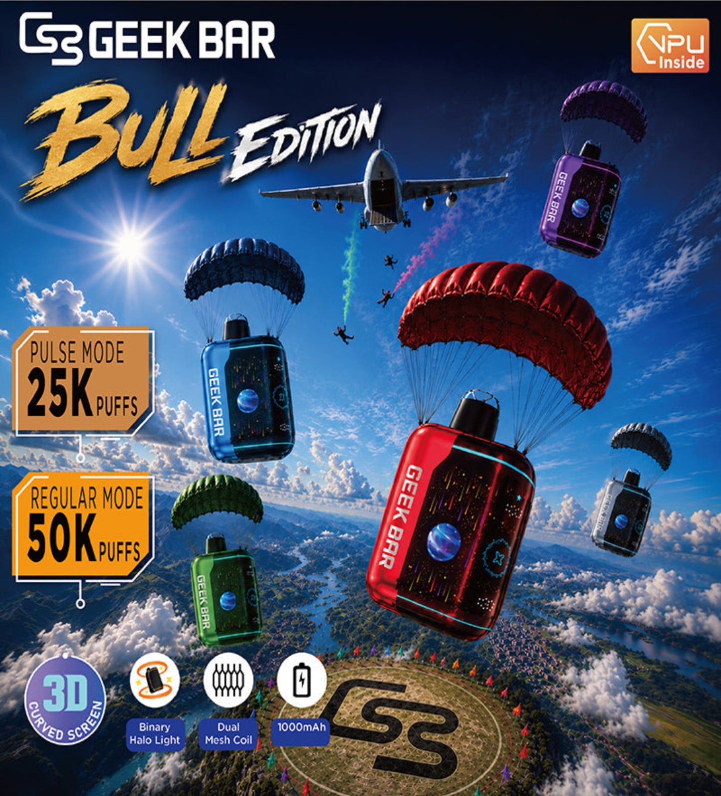 Geek Bar Pulse X2 Disposable 5% 50K