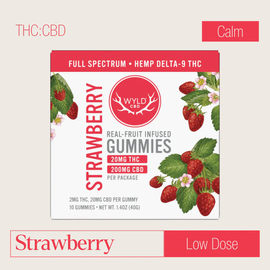 WYLD Terpene Enhanced Low Dose Strawberry (CBD:THC)