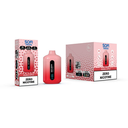 Zero Nicotine 9000 Puffs Disposable Rechargeable By SOFI Vape