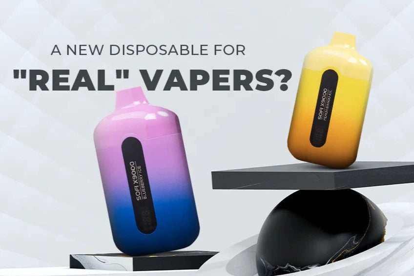 Zero Nicotine 9000 Puffs Disposable Rechargeable By SOFI Vape