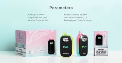 Flum Mello 20,000 Puffs Disposable Rechargeable Vape