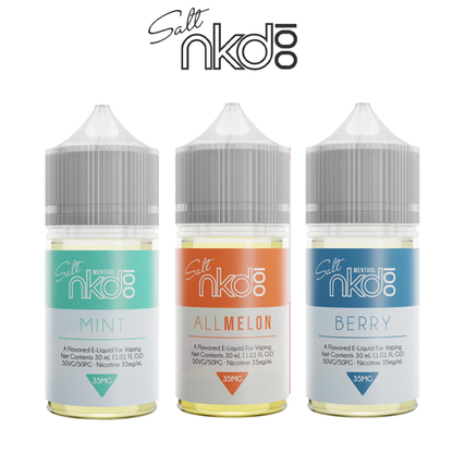 NKD 100 SALT NICOTINE BY NAKED 50MG  E-LIQUID 30ML