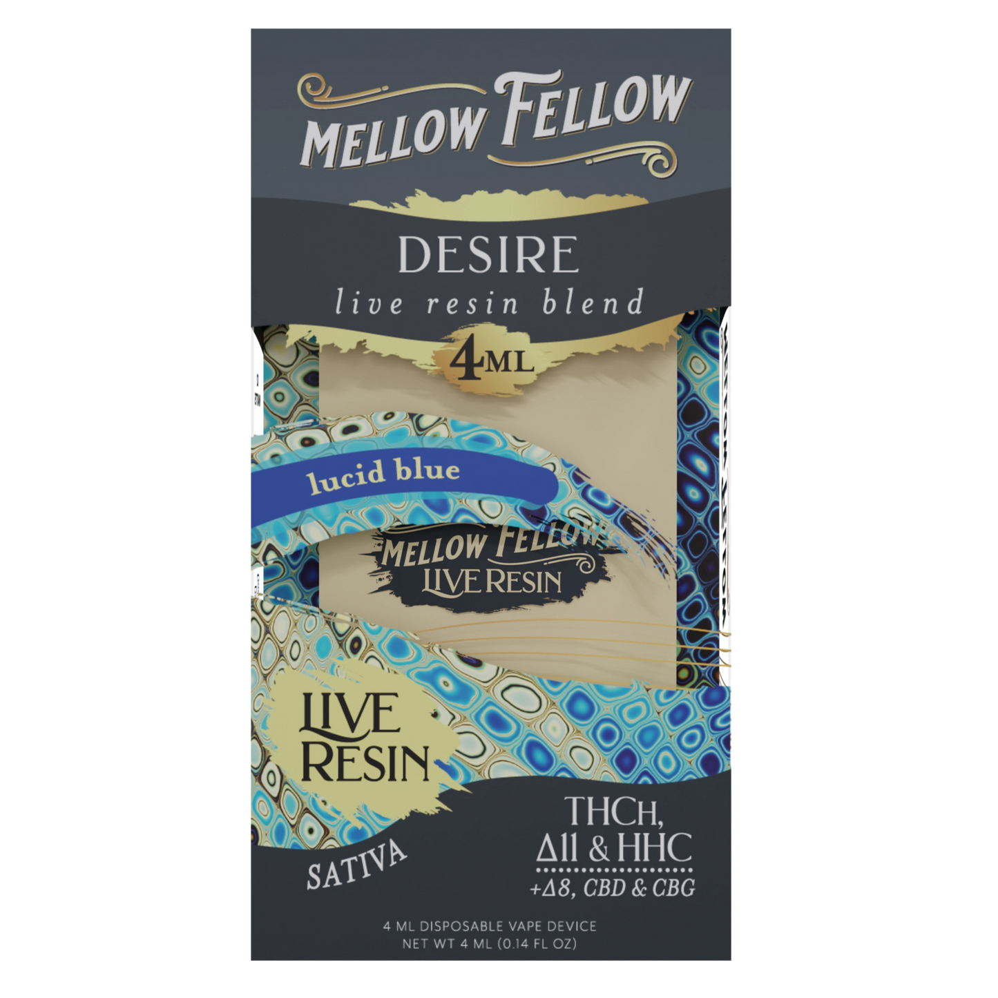 Mellow Fellow Hemp Disposable Rechargable 4ML