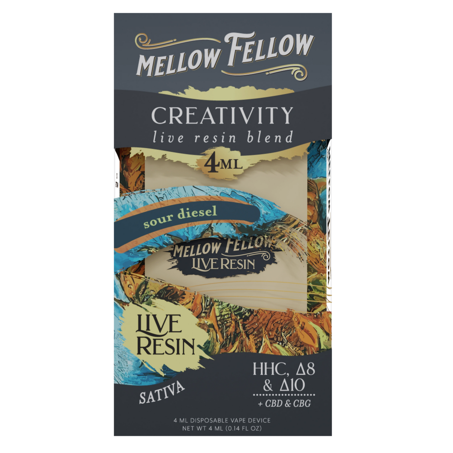 Mellow Fellow Hemp Disposable Rechargable 4ML